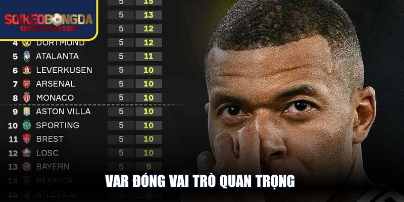 VAR đóng vai trò quan trọng trong việc giữ gìn sự công bằng tại sân chơi