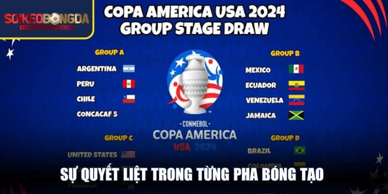 Sự quyết liệt trong từng pha bóng tạo nên bản sắc riêng biệt của Copa America