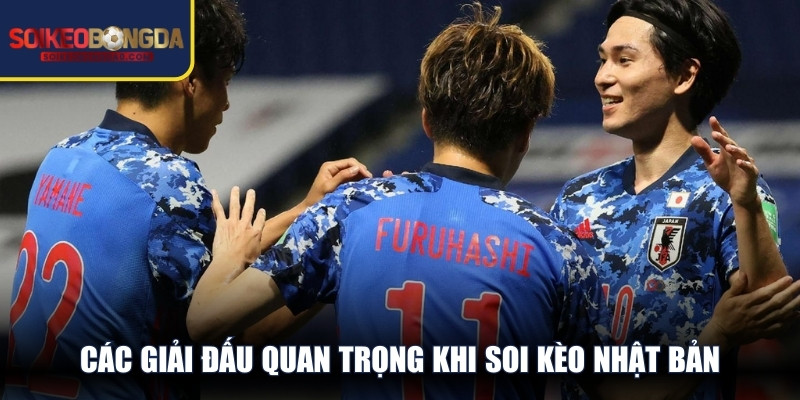 Các giải đấu quan trọng khi soi kèo Nhật Bản